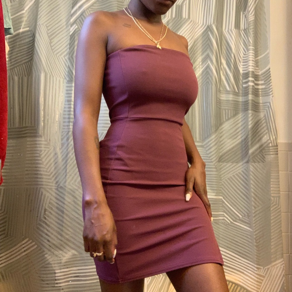 Strapless dress